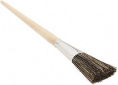 Osborn - Hoghair Artist's Paint Brush - 1 1/2" Wide, 2 3/8" Bristle Length, 9-3/4" Wood Handle - Exact Industrial Supply