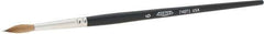 Osborn - #6 Sable Artist's Paint Brush - 5/32" Wide, 3/4" Bristle Length, 5-3/4" Wood Handle - Exact Industrial Supply