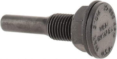 Osborn - 1/4" Arbor Hole to 1/4" Shank Diam Drive Arbor - For Small Diam Wheel Brushes - Exact Industrial Supply