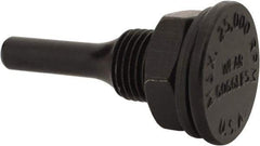 Osborn - 1/4" Arbor Hole to 1/4" Shank Diam Drive Arbor - For Small Diam Wheel Brushes - Exact Industrial Supply