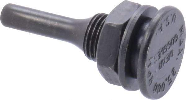 Osborn - 1/4" Arbor Hole to 1/4" Shank Diam Drive Arbor - For Small Diam Wheel Brushes - Exact Industrial Supply