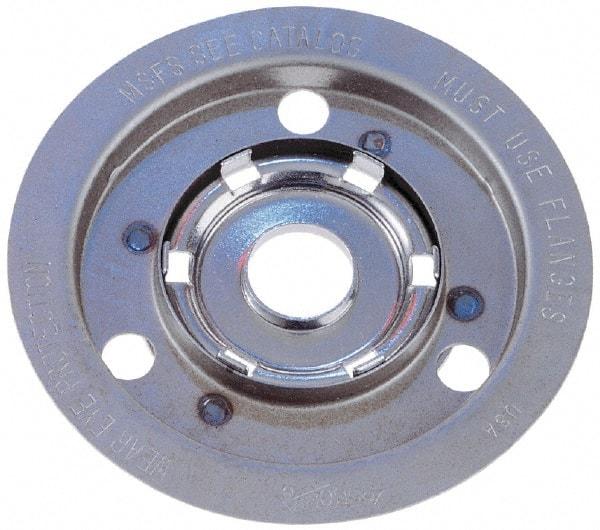 Osborn - 4-1/4" to 1" Wire Wheel Adapter - Metal Adapter - Exact Industrial Supply