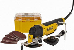 DeWALT - 120 Volt, Electric Multi Tool Kit - 22,000 RPM, 3 Amps - Exact Industrial Supply