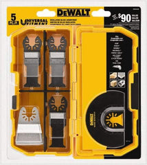 DeWALT - Oscilating Rotary Tool Accessory Kit - UNIVERSAL FITMENT, For Use on All Major Brands (no Adapter Required) - Exact Industrial Supply