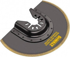 DeWALT - Titanium Head Rotary & Multi-Tool Flush Cutting Blade - Universal Fitment for Use on All Major Brands (No Adapter Required) - Exact Industrial Supply