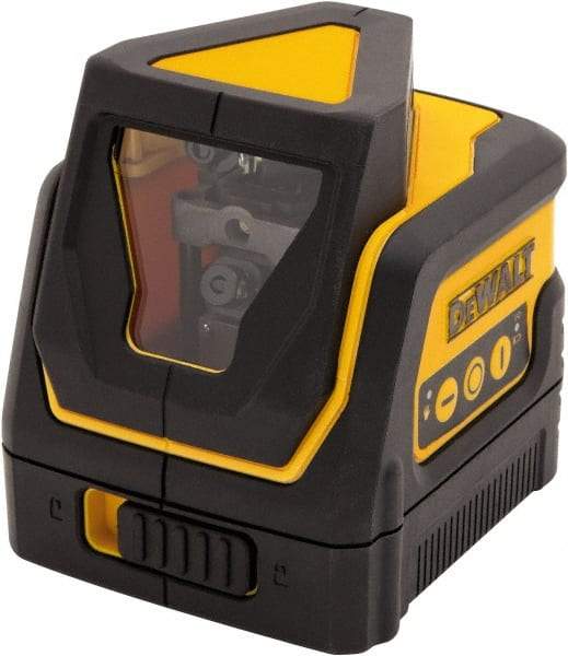 DeWALT - 2 Beam 165' Max Range Line Laser Level - Red Beam, 3/32" Accuracy, Battery Included - Exact Industrial Supply