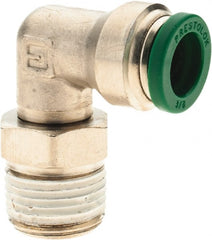 Push-To-Connect Tube to Male & Tube to Male NPT Tube Fitting: 3/8″ Thread, 3/8″ OD Nickel-Plated Brass, 300 psi