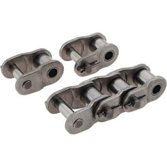 Value Collection - ANSI 60, Roller Chain Offset Link - For Use with Stainless Steel Single Strand Chain - Exact Industrial Supply