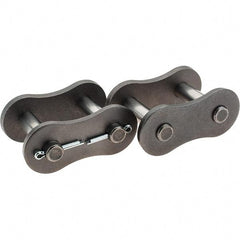 Value Collection - ANSI 160, Cottered Roller Chain Connecting Link - For Use with Single Strand Chain - Exact Industrial Supply