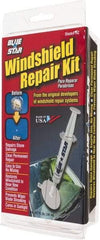 Value Collection - Automotive Repair & Service Kits Type: Windshield Repair Kit Contents: 1 Syringe, Repair Compound, Adhesive Disk and Pedestal for One Repair - Exact Industrial Supply