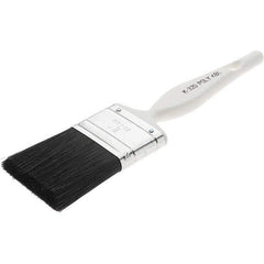 Value Collection - 2" Angled Nylon Varnish Brush - 2-1/2" Bristle Length, Plastic Handle - Exact Industrial Supply