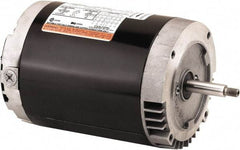 US Motors - 1.5 hp, ODP Enclosure, No Thermal Protection, 3,520 RPM, 575 Volt, 60 Hz, Three Phase Standard Efficient Motor - Size 56 Frame, Rigid Mount, 1 Speed, Ball Bearings, 2.2 Full Load Amps, F Class Insulation, CCW Lead End - Exact Industrial Supply