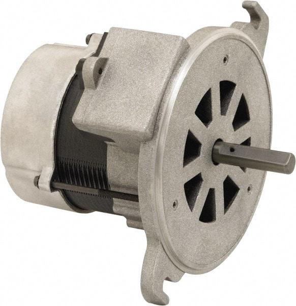 US Motors - 1/7 hp, Enclosed, Manual Thermal Protection, 3,450 RPM, 115 Volt, 60 Hz, Industrial Electric AC/DC Motor - Size 48 Frame, M-Flange Mount, 1 Speed, Sleeve Bearings, 2.3 Full Load Amps, B Class Insulation, CCW Drive End - Exact Industrial Supply