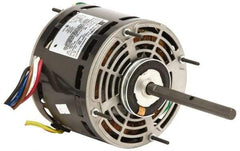US Motors - 3/4 hp, ODP Enclosure, Auto Thermal Protection, 1,075 RPM, 208-230 Volt, 60 Hz, Industrial Electric AC/DC Motor - Size 48 Frame, Hub Mount, 5 Speed, Ball Bearings, 5.0 Full Load Amps, B Class Insulation, CCW Lead End - Exact Industrial Supply