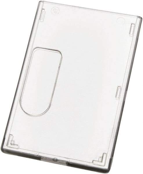 Ability One - Slide In/Out Badge Holder - Opaque - Exact Industrial Supply