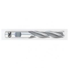 1-1/2 Dia. x 6-1/2 Overall Length 3-Flute Square End HSS-CO SE End Mill-Round Shank-Center Cutting-Uncoated - Exact Industrial Supply