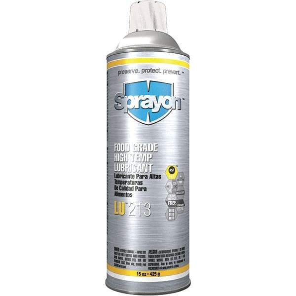 Sprayon - 20 oz Aerosol Spray Lubricant - 12°F to 635°F, Food Grade - Exact Industrial Supply