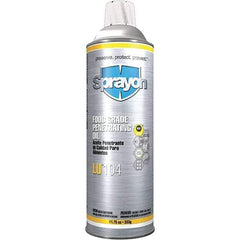 Sprayon - 20 oz Aerosol Spray Lubricant - Clear, -40°F to 475°F, Food Grade - Exact Industrial Supply