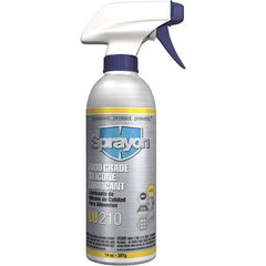Sprayon - 12 oz Bottle Spray Lubricant - Clear, -40°F to 450°F, Food Grade - Exact Industrial Supply