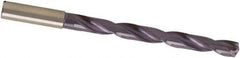 Guhring - 7.5mm, 140° Point, Spiral Flute, Solid Carbide Taper Length Drill Bit - nano-A Finish, 76mm Flute Length, 116mm OAL, Series 5746 - Exact Industrial Supply