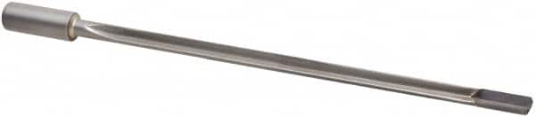 Guhring - 9.475mm, 822mm Flute Length, Carbide-Tipped Shank, Single Flute Gun Drill - Exact Industrial Supply