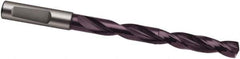 Guhring - #16, 140° Point, Spiral Flute, Solid Carbide Taper Length Drill Bit - FIREX Finish, 45mm Flute Length, 85mm OAL, Series 5612 - Exact Industrial Supply