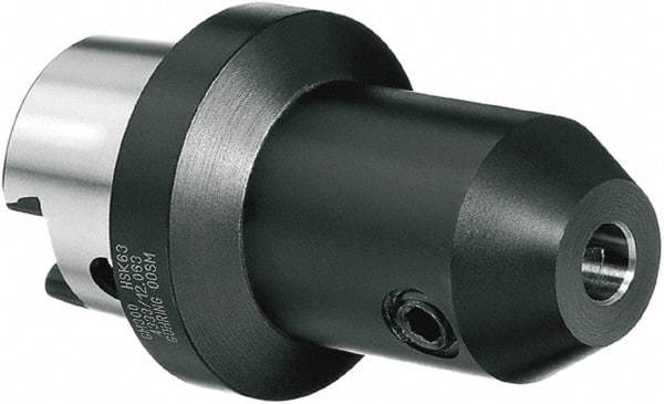 Guhring - HSK63C Outside Taper, 18mm Hole Diam, HSK to WN Adapter - Exact Industrial Supply