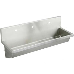 ELKAY - Stainless Steel Sinks Type: Multiple Wash-Station Outside Length: 60 (Inch) - Exact Industrial Supply