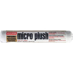 Wooster Brush - 5/16" Nap, 14" Wide Paint Roller Cover - Smooth Texture, Fabric - Exact Industrial Supply
