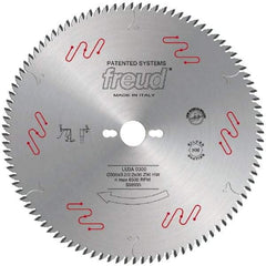 Freud - 300mm Diam, 1" Arbor Hole Diam, 96 Tooth Wet & Dry Cut Saw Blade - Carbide-Tipped, Standard Round Arbor - Exact Industrial Supply