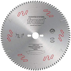 Freud - 250mm Diam, 30mm Arbor Hole Diam, 80 Tooth Wet & Dry Cut Saw Blade - Carbide-Tipped, Standard Round Arbor - Exact Industrial Supply