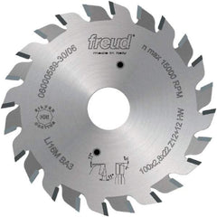 Freud - 120mm Diam, 20mm Arbor Hole Diam, Wet & Dry Cut Saw Blade - Carbide-Tipped, Standard Round Arbor - Exact Industrial Supply