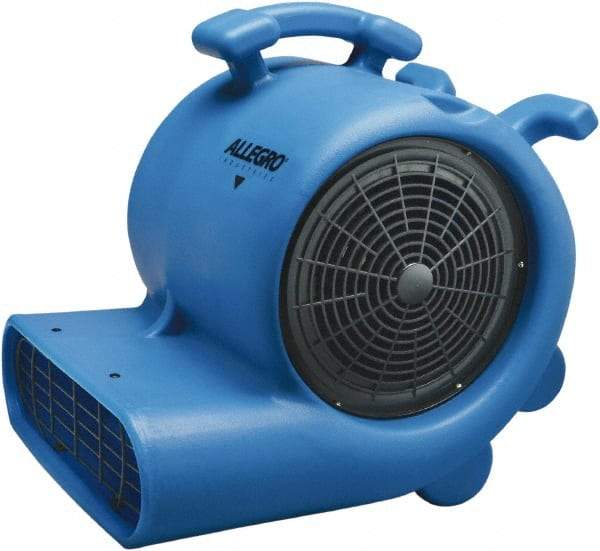 Allegro - Carpet Dryer - 1,780, 1,837, 1,888 CFM Air Flow, 1.5 Peak hp - Exact Industrial Supply