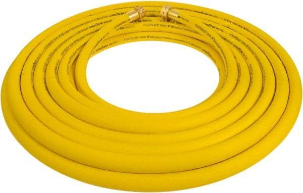 Continental ContiTech - 50' Long, Male x Female GHT, -20 to 200°F, Nitrile High Temp & High Pressure Hose - 1/2" ID x 0.9" OD, Yellow, 300 Max psi - Exact Industrial Supply