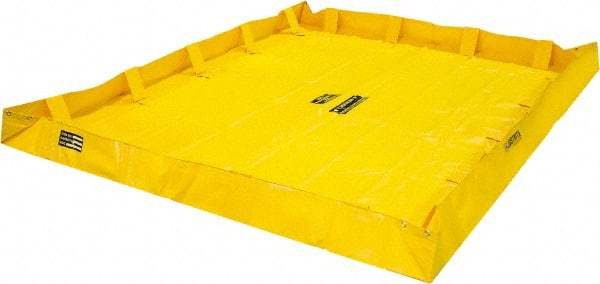 Justrite - 318 Gal Low Wall Berm - 8' Wide x 8" Long - Exact Industrial Supply