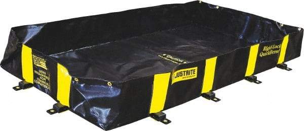 Justrite - 355 Gal Low Wall Berm - 6' Wide x 8" Long - Exact Industrial Supply