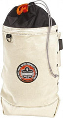 Ergodyne - White Canvas Bolt Bag - 5" Wide x 10" Deep x 13" High - Exact Industrial Supply