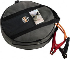 Ergodyne - 1 Pocket Gray Ballistic Polyester Tool Bag - 13" Wide x 13" Deep x 3" High - Exact Industrial Supply