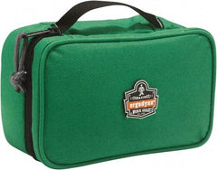 Ergodyne - 1 Pocket Green Polyester Tool Bag - 7-1/2" Wide x 4-1/2" Deep x 3" High - Exact Industrial Supply