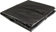 Justrite - 60" Long x 60" Wide Vinyl Tarp & Dust Cover - Black, Grommet - Exact Industrial Supply