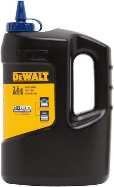 DeWALT - 25 Lb Container Chalk Refill - Blue - Exact Industrial Supply