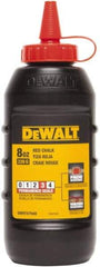DeWALT - 8 oz Container Chalk Refill - Red - Exact Industrial Supply