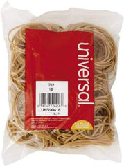 UNIVERSAL - 2-1/2" Circumference, 0.06" Wide, Standard Office Rubber Band Strapping - 475 Pieces - Exact Industrial Supply