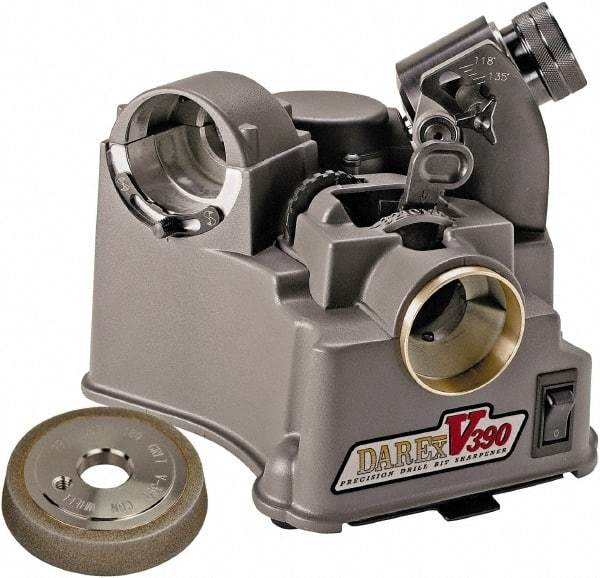 Darex - 1/4 Hp, Drill Bit Sharpener - 115 Volts, For Use On Drill Bits - Exact Industrial Supply
