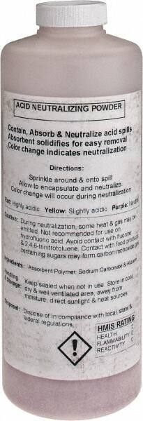 Brady SPC Sorbents - 2 Lb Bottle Polymer Granular Sorbent - Chemical Neutralizer & Absorbent - Exact Industrial Supply
