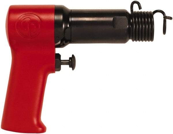 Chicago Pneumatic - 3,500 BPM, 2.28 Inch Long Stroke, Pneumatic Scaling Hammer - 14 CFM Air Consumption, 1/4 NPT Inlet - Exact Industrial Supply