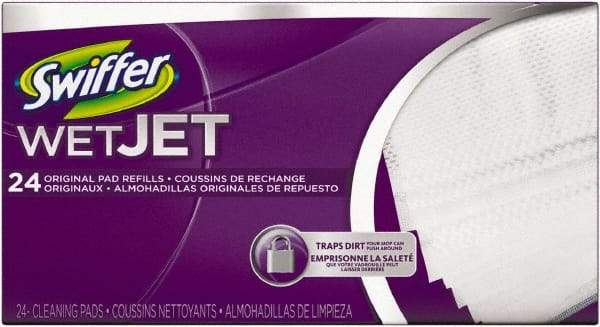 Swiffer - Refill Cloth - White Pad, Cloth - Exact Industrial Supply