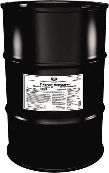 CRC - 55 Gal Drum Cleaner/Degreaser - Liquid, HFC, DCE, Unscented - Exact Industrial Supply