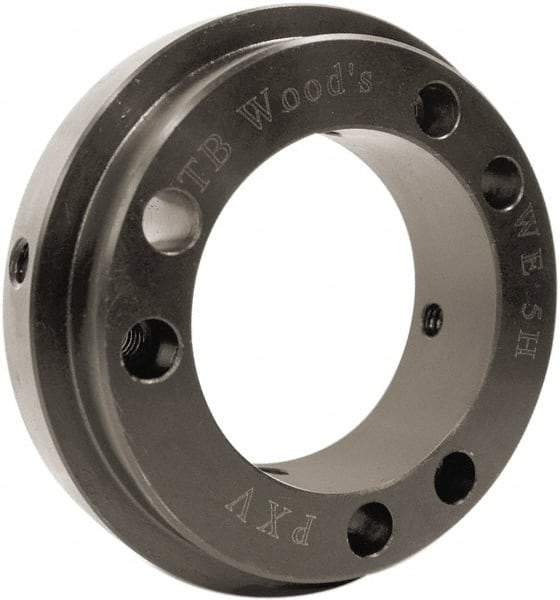 TB Wood's - 8-3/4" Hub, WE60 Flexible Bushed Coupling Hub - 8-3/4" OD, 2" OAL, Steel, Order 2 Hubs with Same OD & 1 Insert for Complete Coupling - Exact Industrial Supply