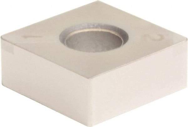 Sumitomo - 2NC-SNGA433 Grade BNC500 PCBN Turning Insert - 90° Square, 1/2" Inscr Circle, 3/16" Thick, 3/64" Corner Radius - Exact Industrial Supply